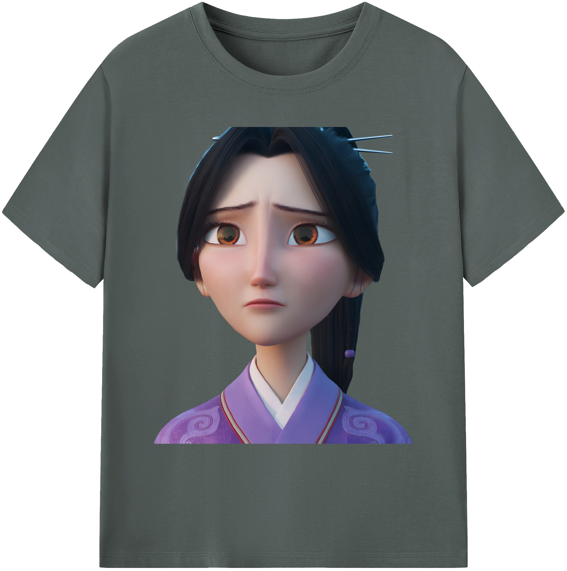 （画像用） Ne Zha 2 ナタ 魔童の大暴れ 綿100％ メンズ半袖Tシャツ｜肌触りやわらか＆通気性